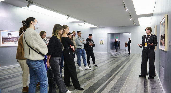 Guided tours of exhibition