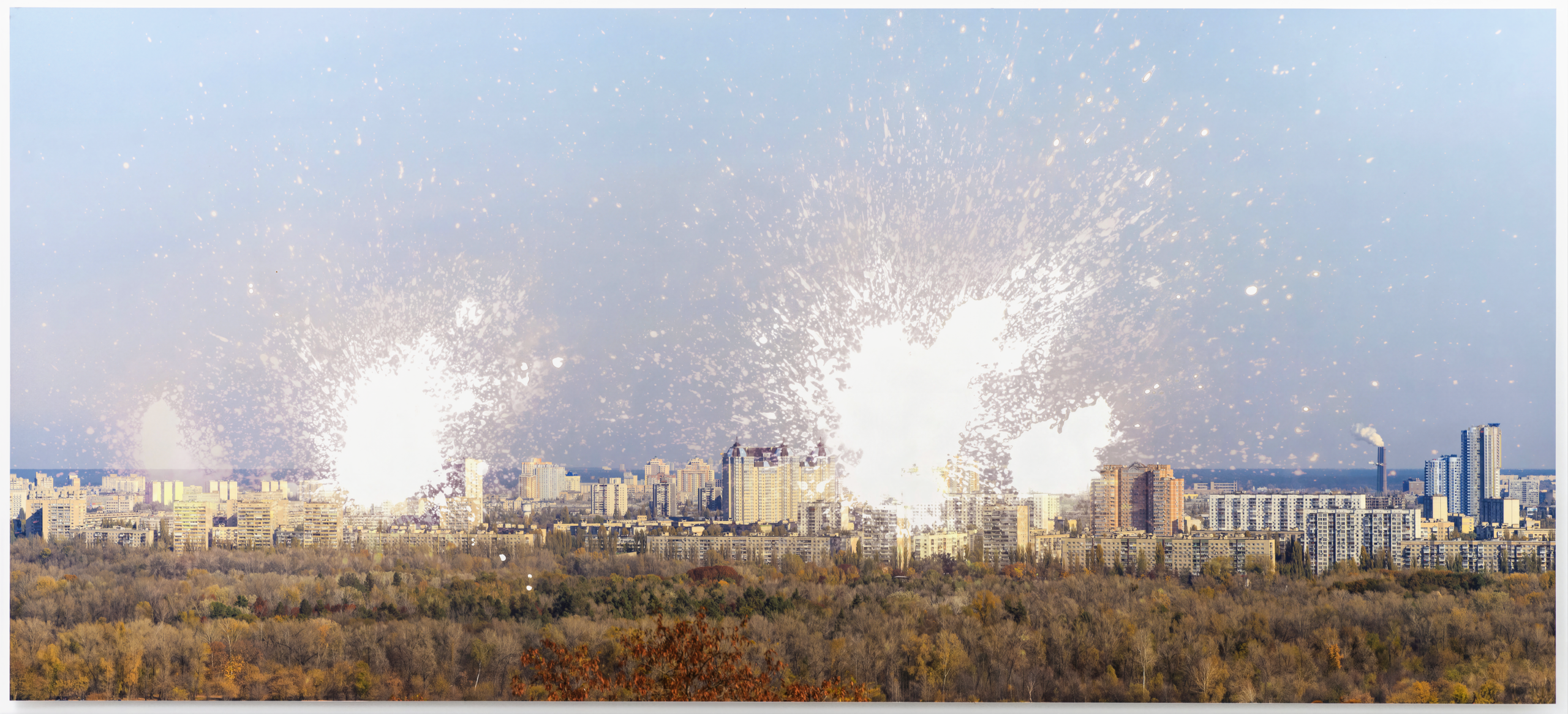 Zhanna Kadyrova. Experiments. 2014. Ink-jet print, nitric acid
