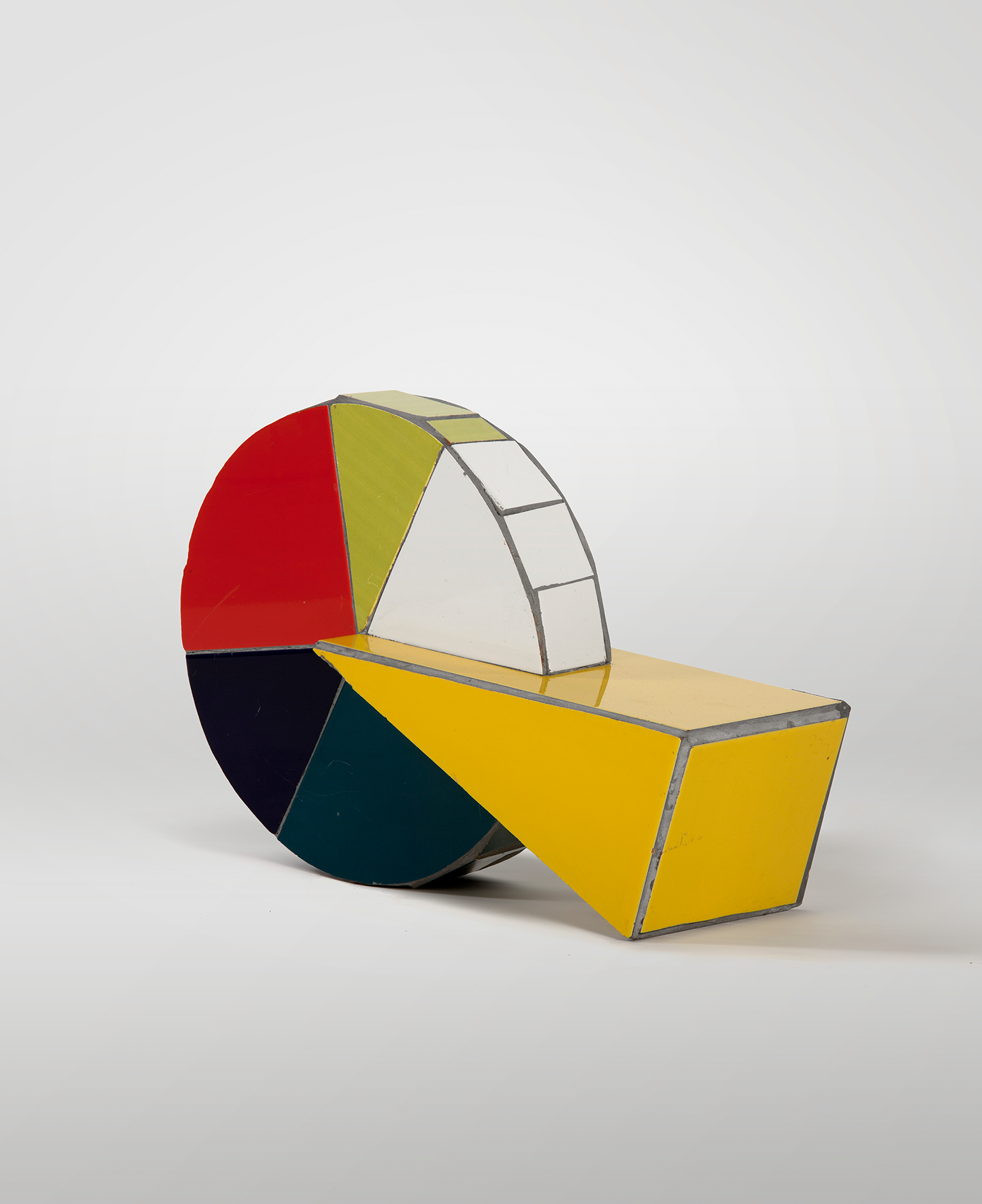 Zhanna Kadyrova. Pie Chart 01 from Calculation series. 2008–2009. Ceramogranite, cement, polyurethane foam. Variable sizes