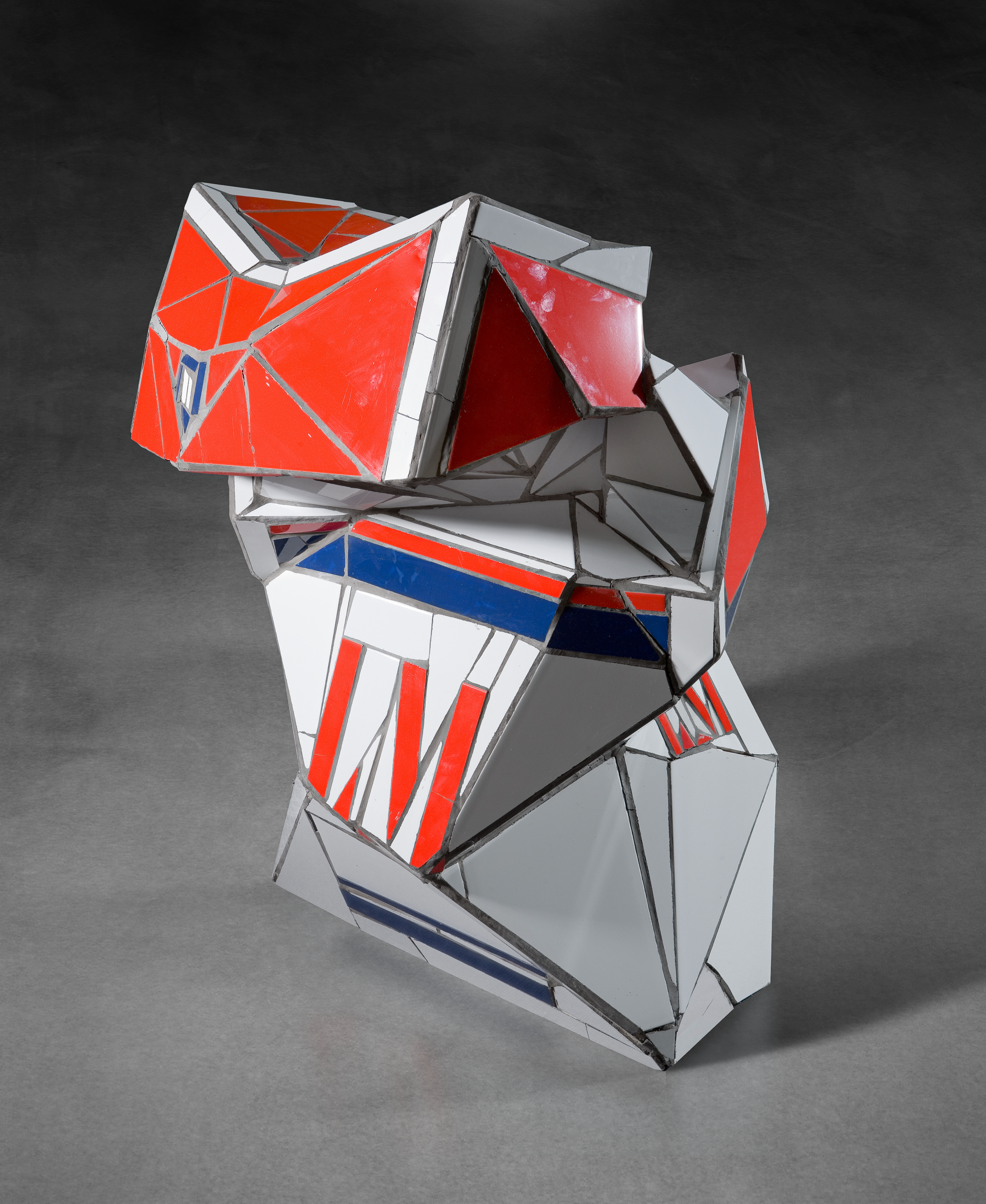 Zhanna Kadyrova. LM Pack from Trash Monuments series (2005–2010). 2006. Сeramic tile, polyurethane foam, cement