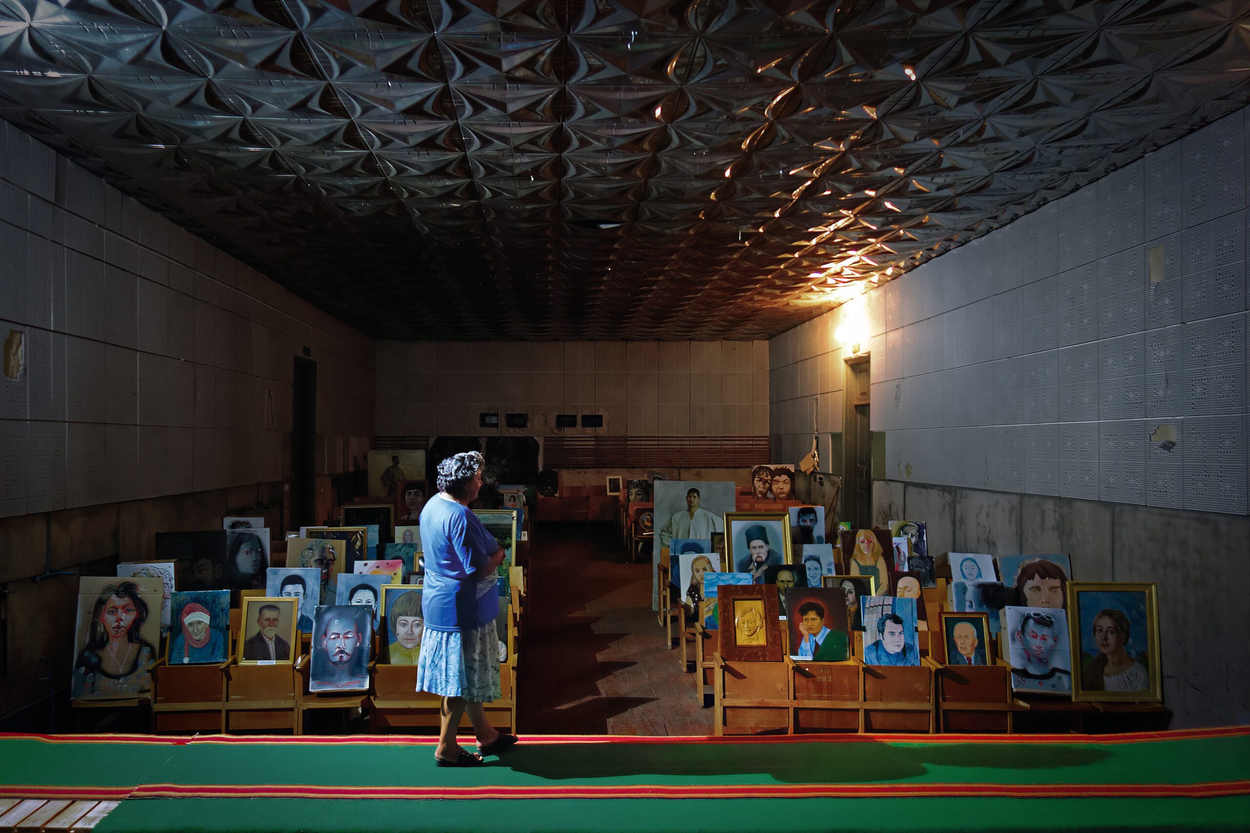 Zhanna Kadyrova. From Performance I series. 2015. Installation